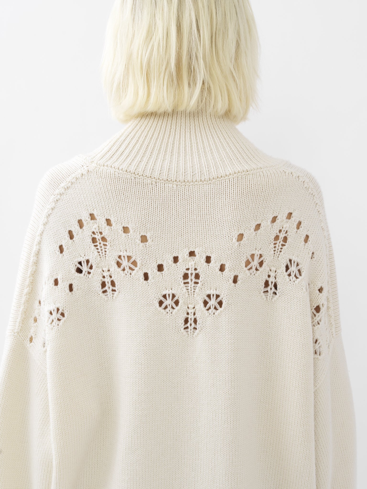 GENEROUS HIGH-NECK SWEATER - 6