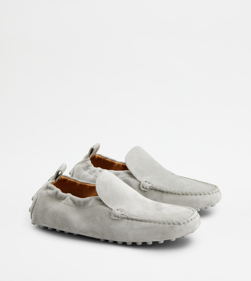 GLOVE GOMMINO LOAFERS IN SUEDE - GREY 2