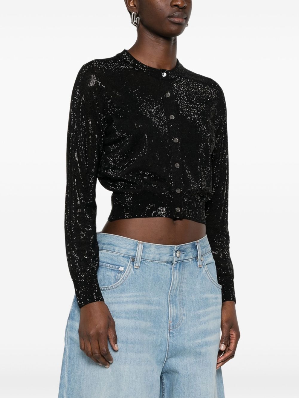 cropped cardigan - 3