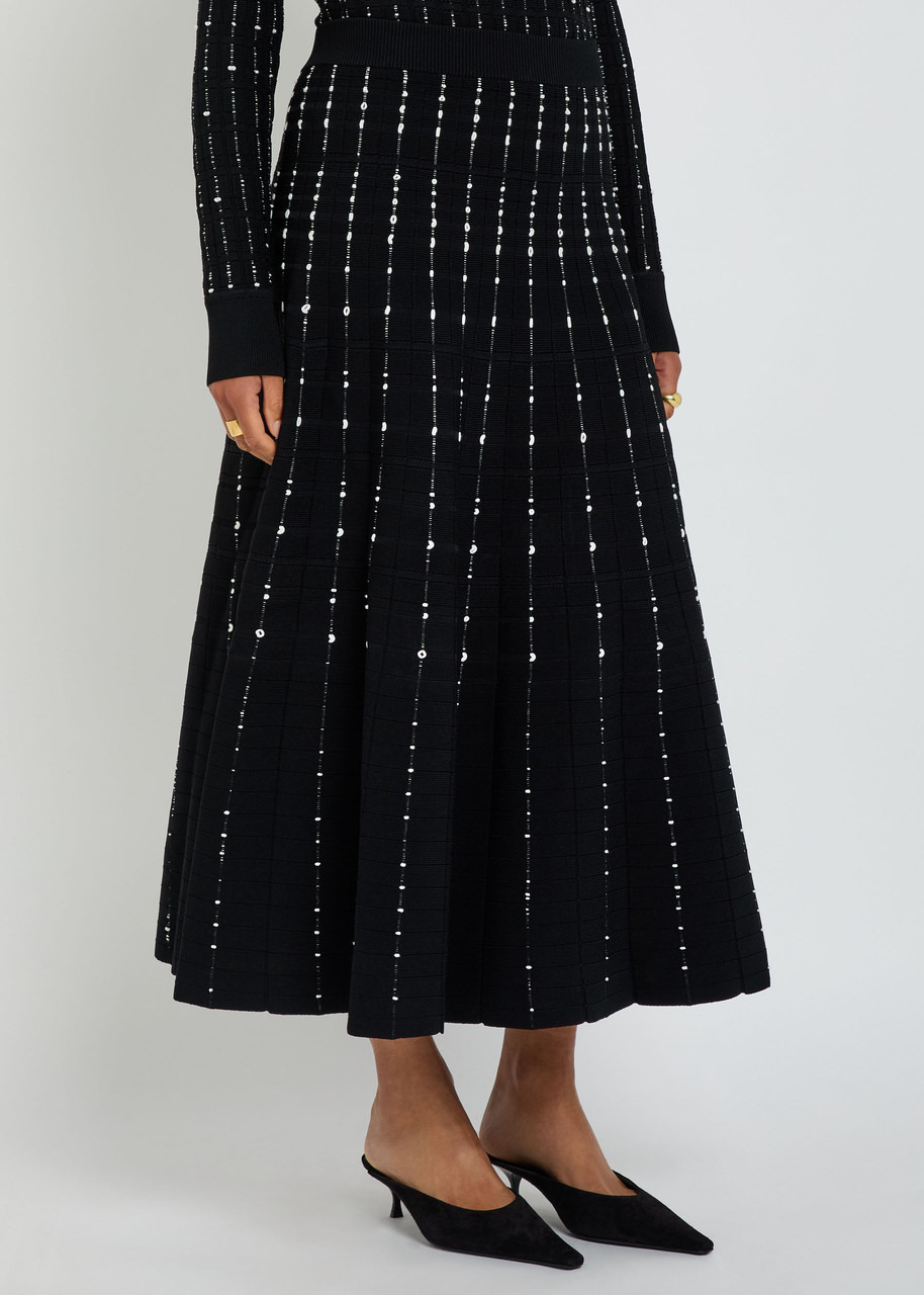 Joseph Stripe-embroidered Knit Maxi Skirt - 2