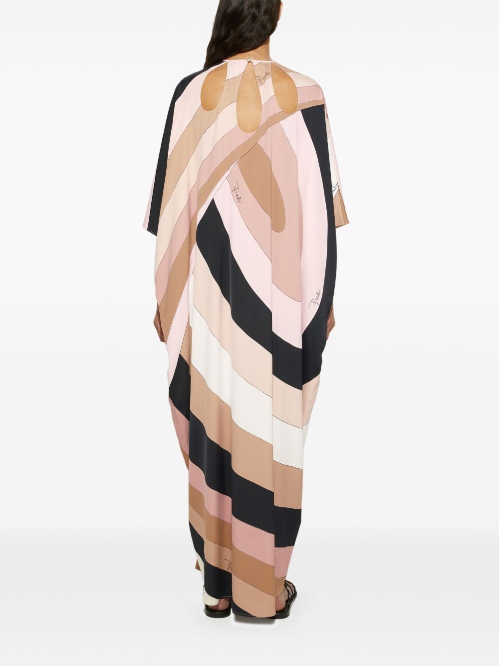 Iride-print dress - 4