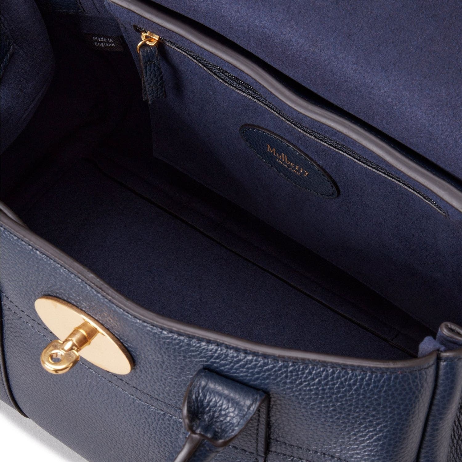 Mulberry Bayswater Leather Satchel in Night Sky at Nordstrom - 5