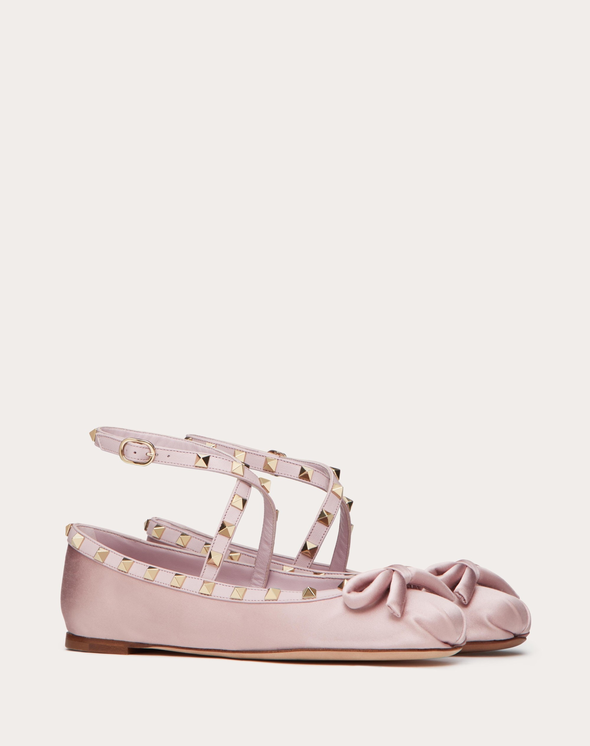 ROCKSTUD SATIN BALLERINA - 2