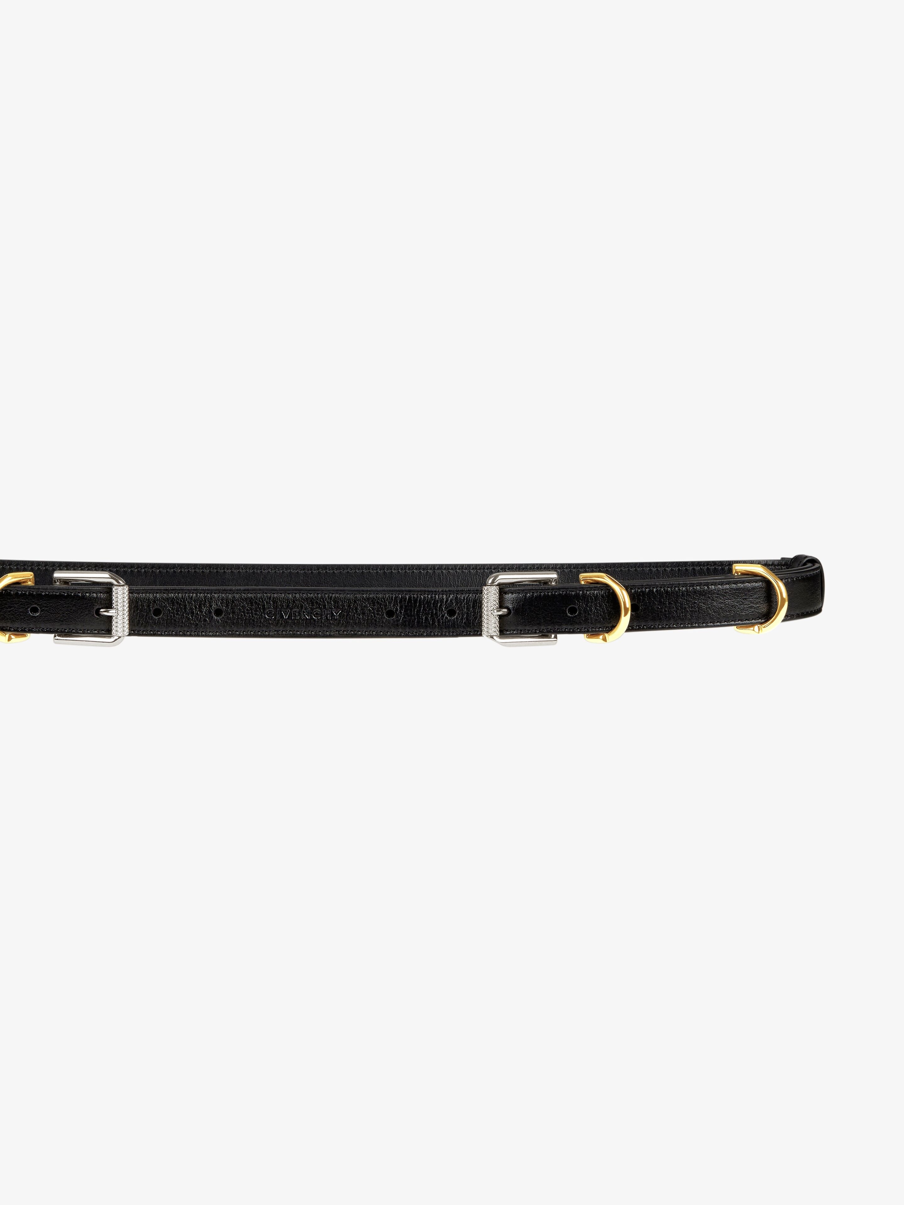 VOYOU BELT IN LEATHER - 3