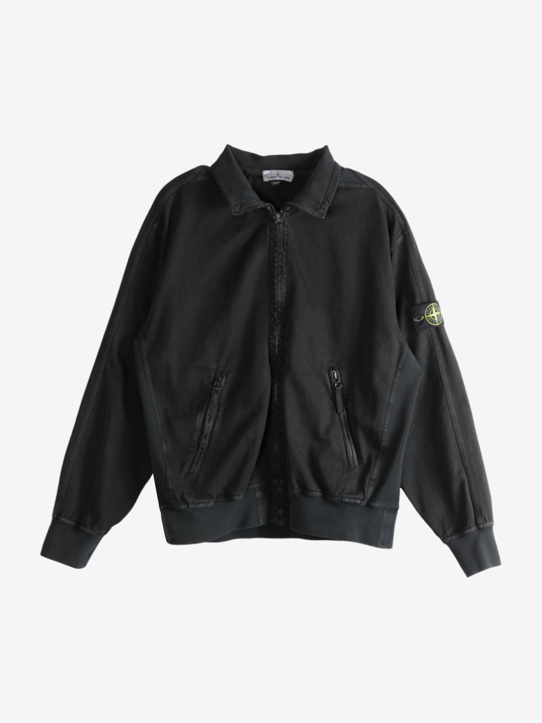 STONE ISLAND - Men Timeless High Collar Zip Up Cardigan - 4