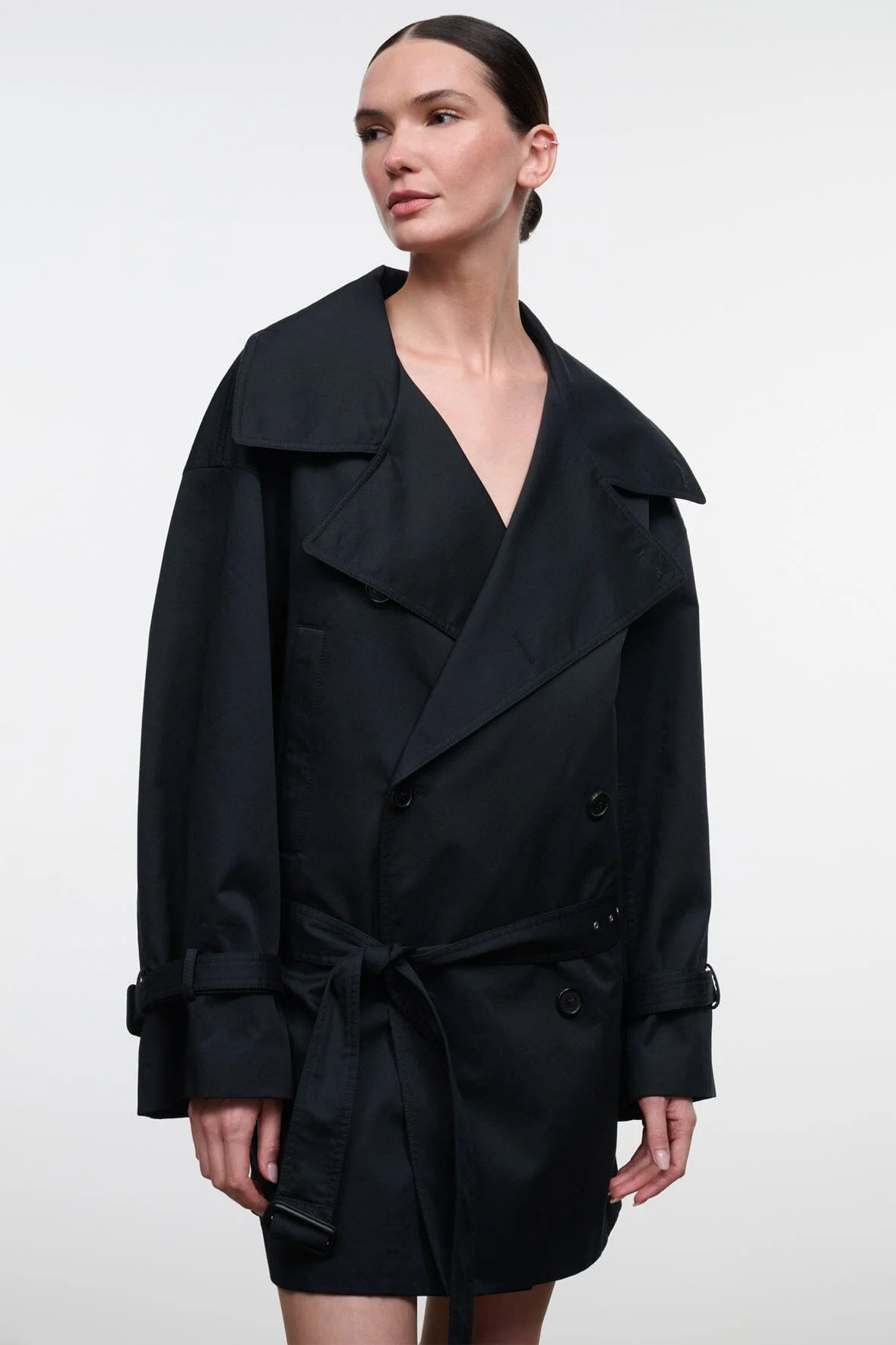 STAUD ROWEN JACKET BLACK - 1