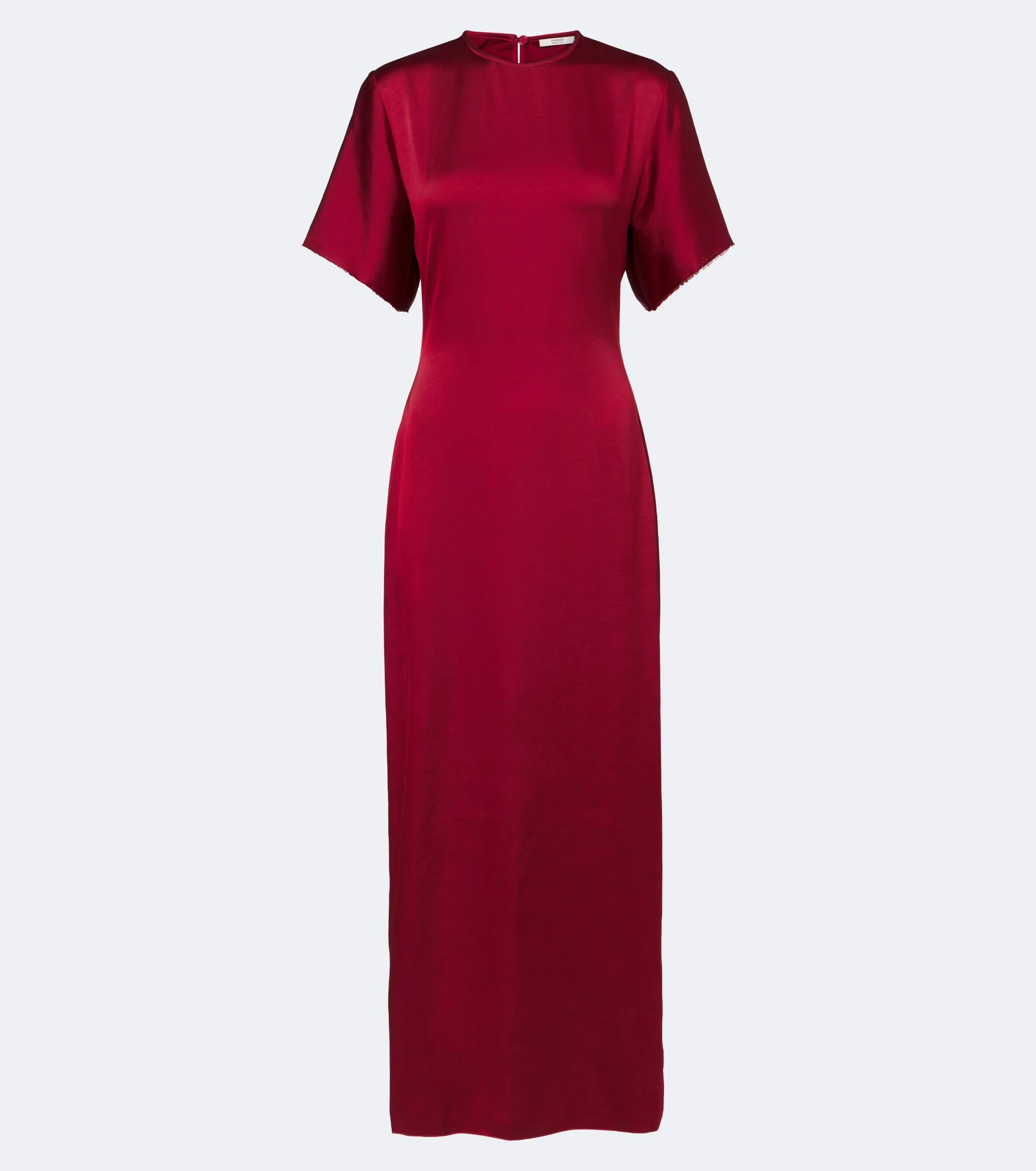 Imogen gathered satin maxi dress - 1