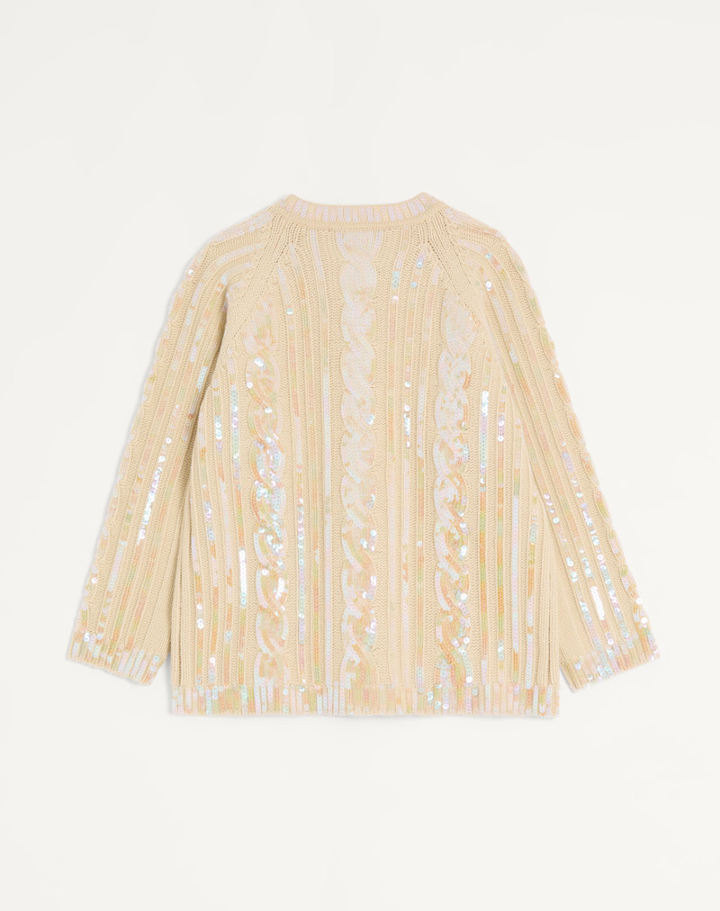 Valentino EMBROIDERED WOOL CARDIGAN outlook