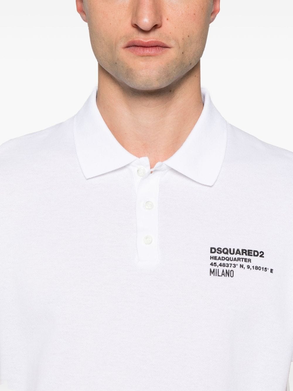 logo-print polo shirt - 5
