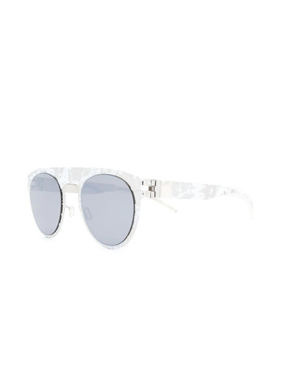 MYKITA x Maison Margiela Transfer round frame sunglasses outlook