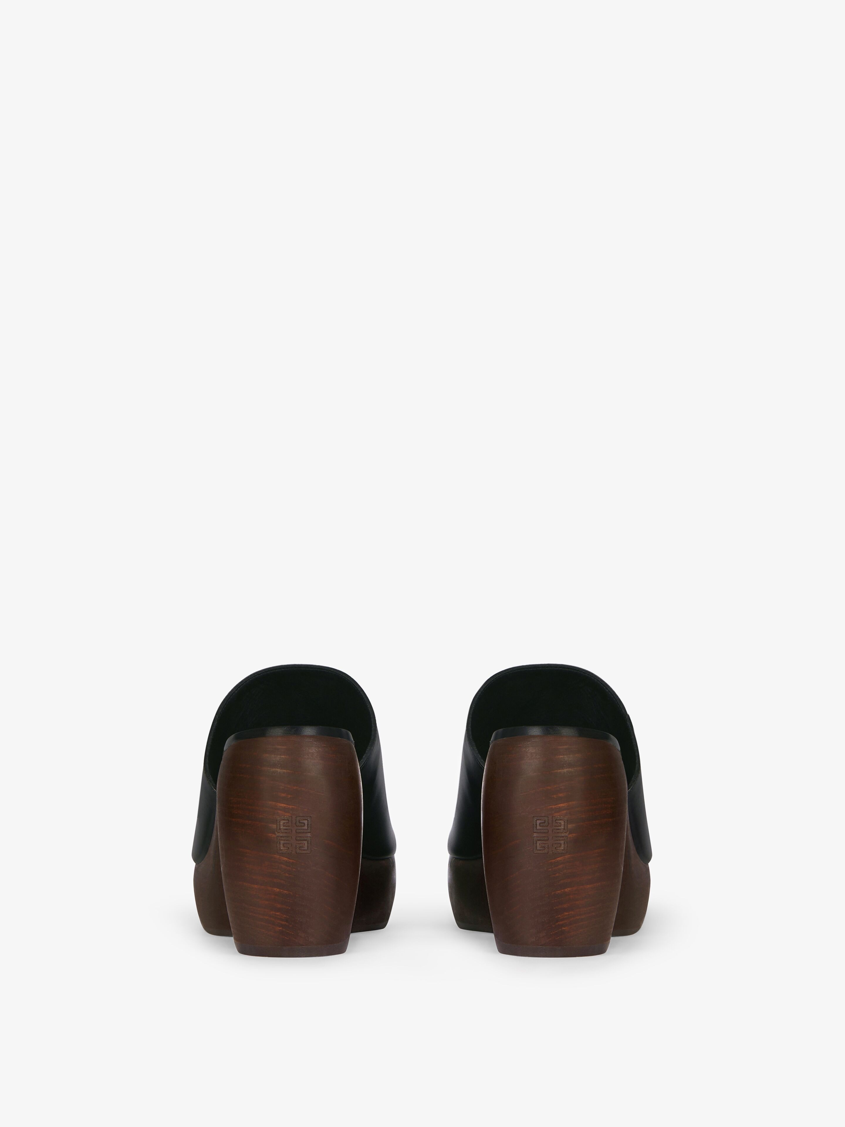 G CLOG SANDALS IN LEATHER - 7