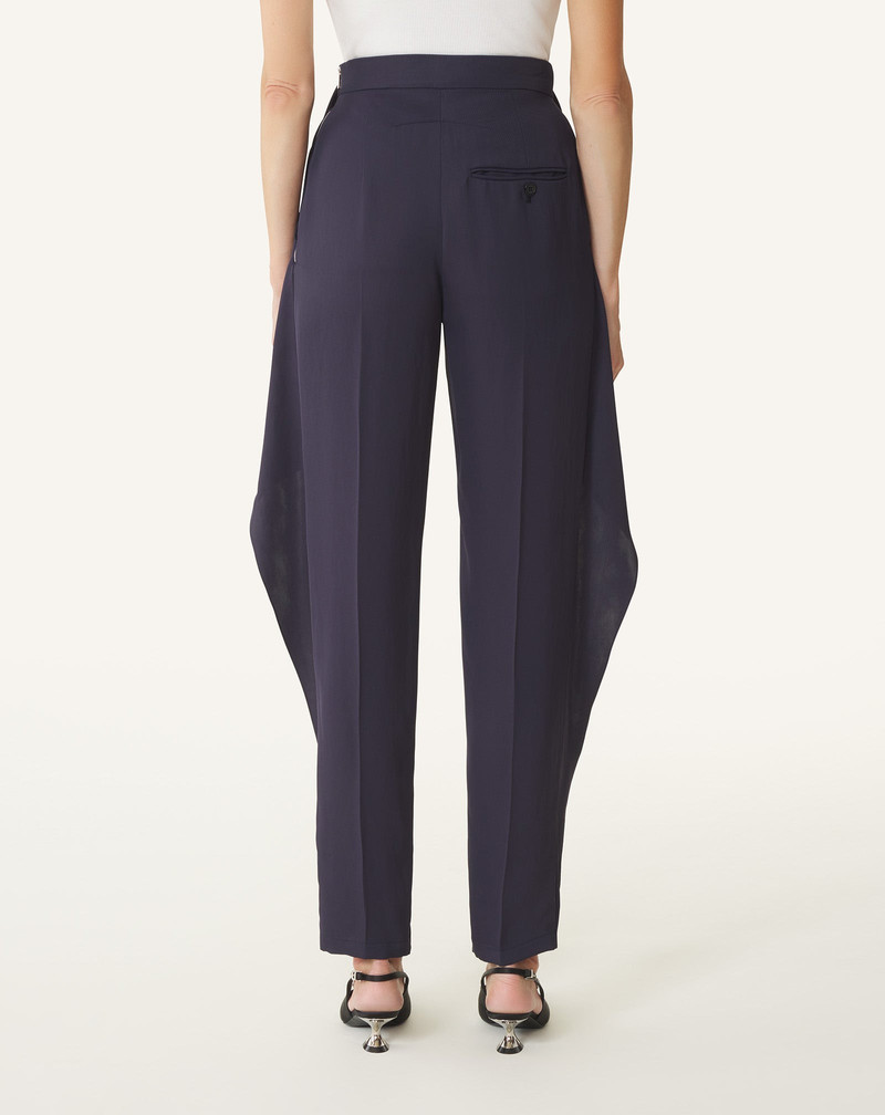 FRILLED TWILL PANTS 4