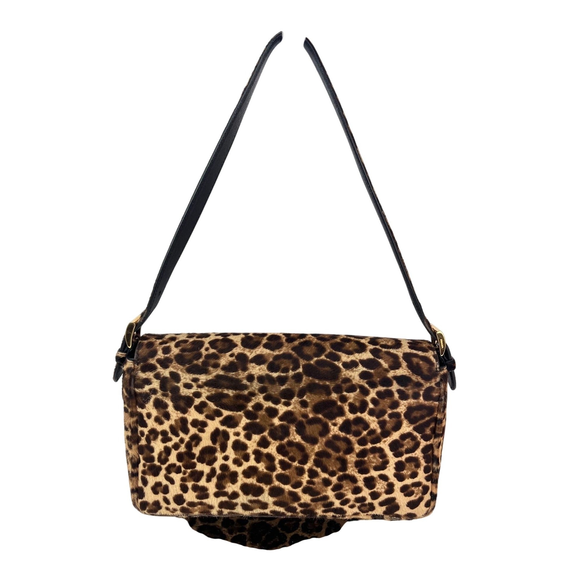 Prada Cavallino Leopard calf Hair Shoulder Bag - 2