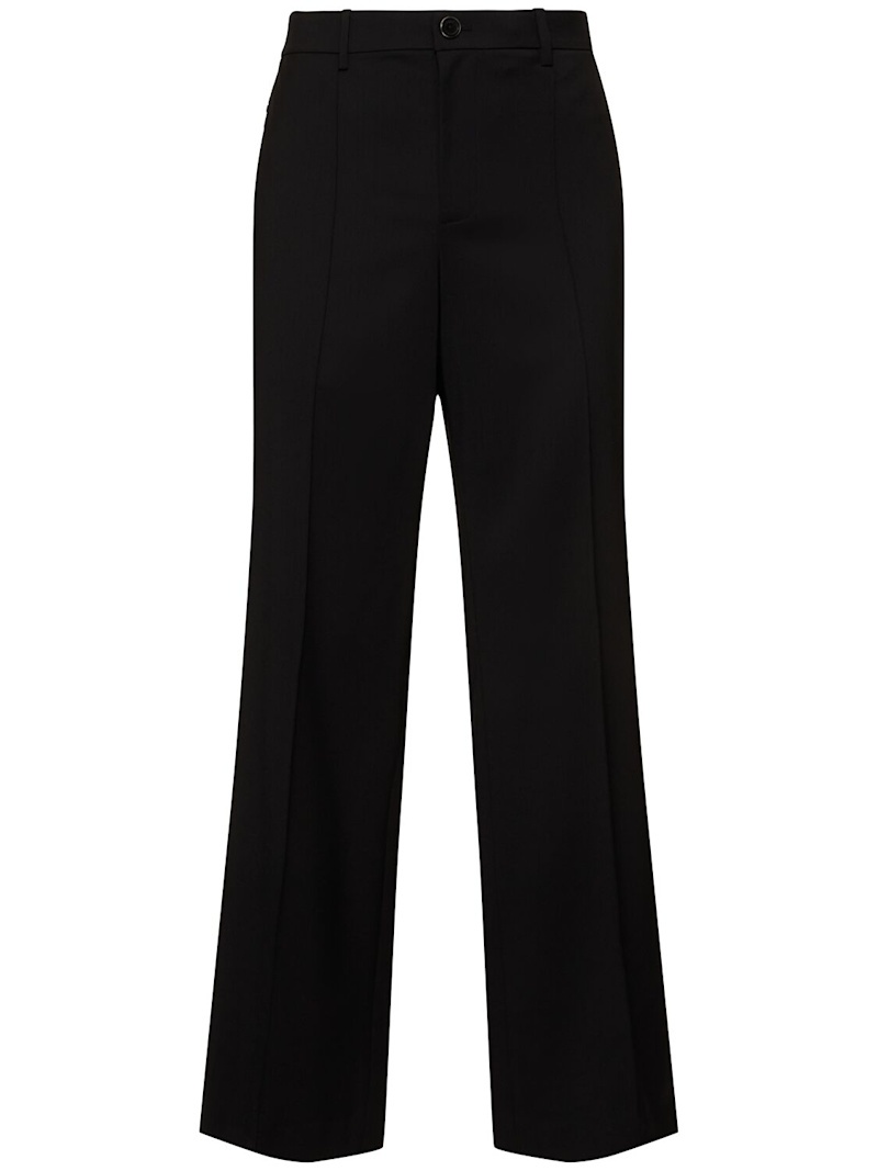 Wool relaxed pants - 1