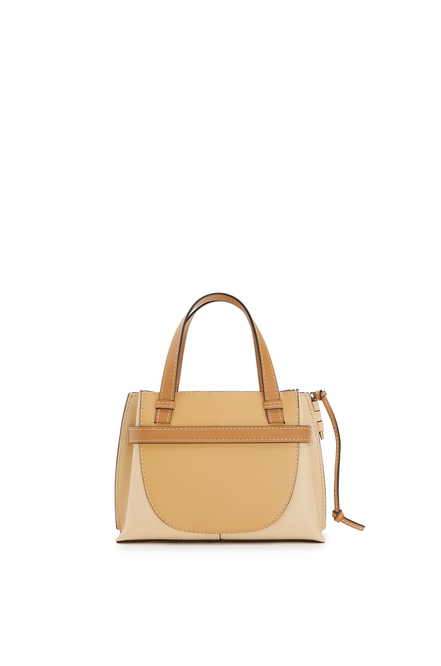 Mini Gate Top Handle bag in natural calfskin - 3