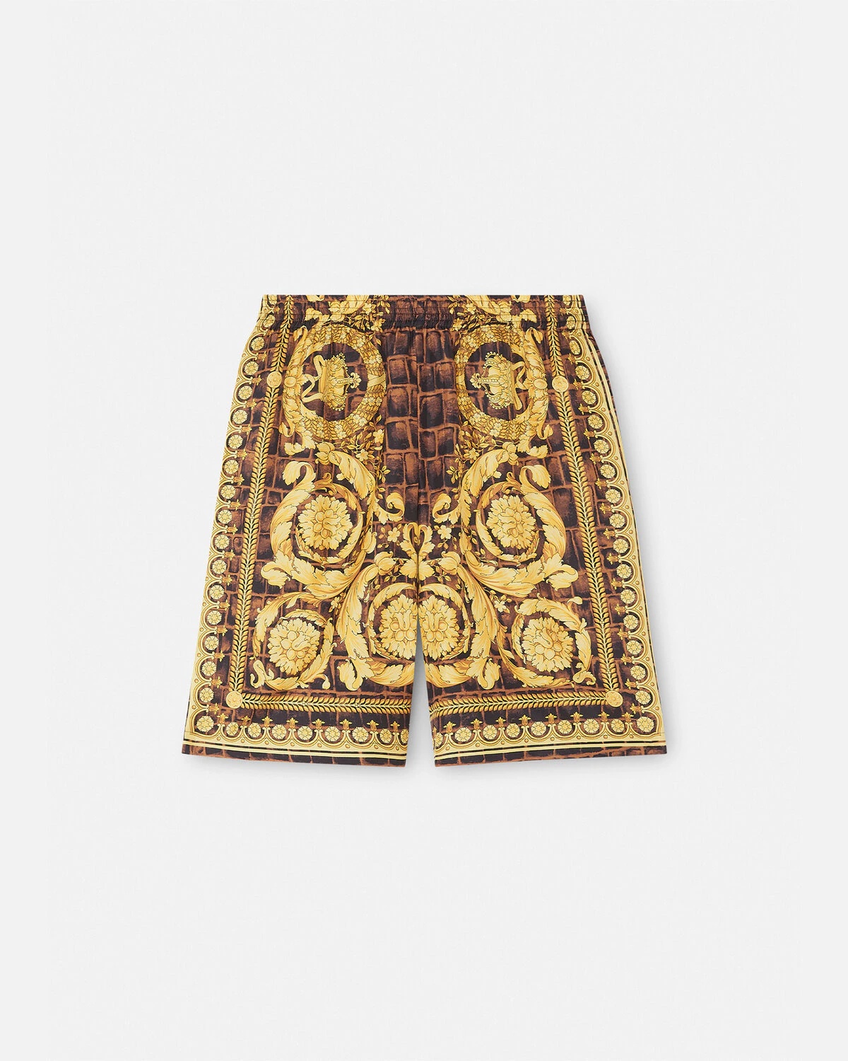 Baroccodile Silk Shorts - 1