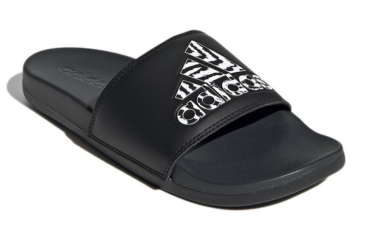 (WMNS) adidas Adilette Comfort Slide 'Black Zebra' GZ2916 - 4