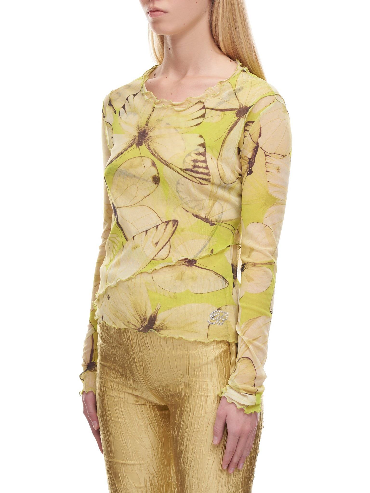 Butterfly Tulle Blouse - 2
