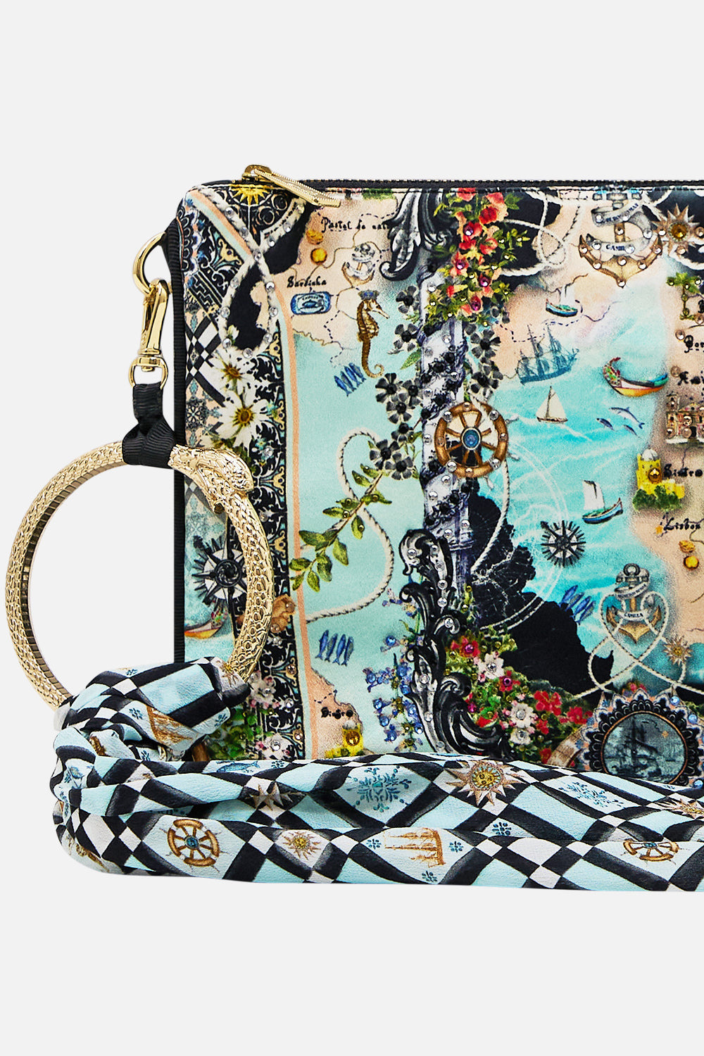 RING SCARF CLUTCH - 2