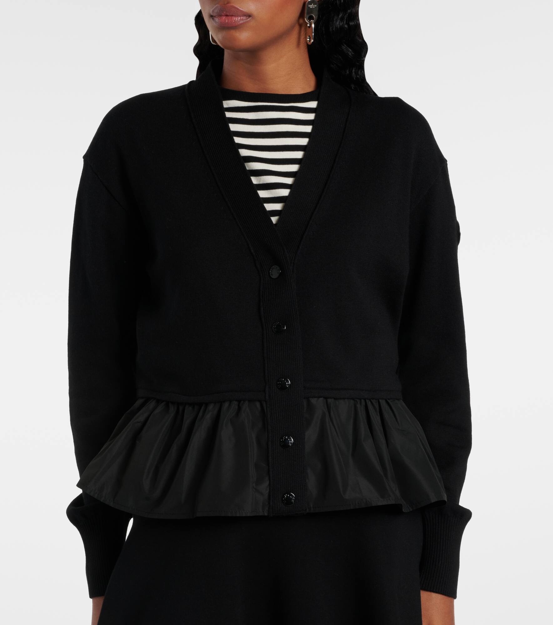 Cotton, cashmere and silk cardigan - 6