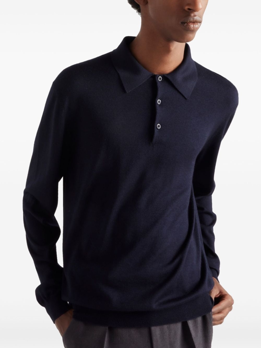 triangle-logo polo shirt - 4