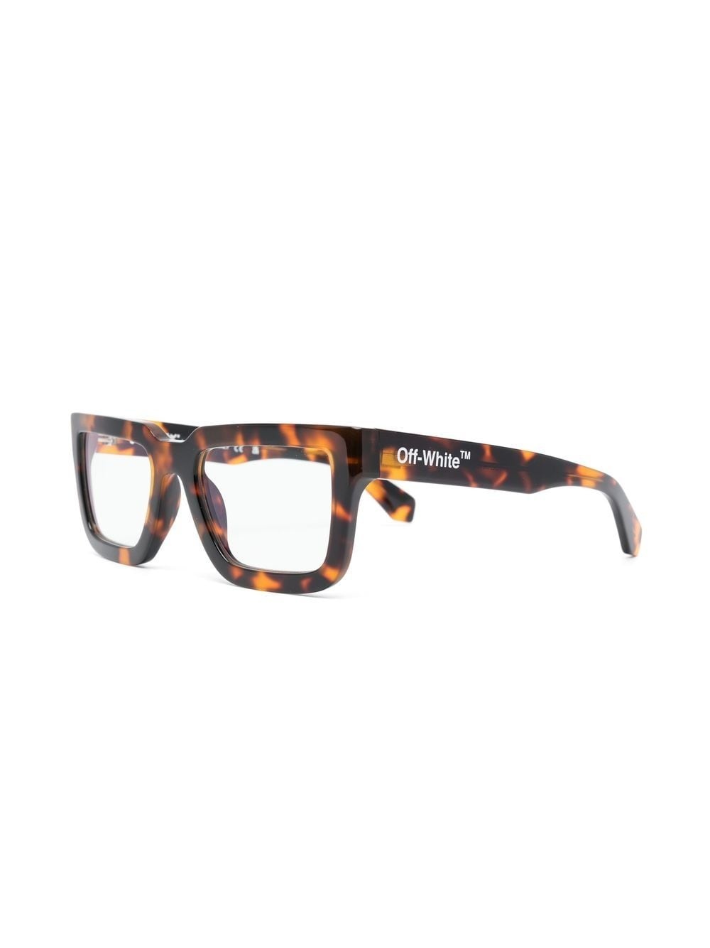 tortoiseshell square-frame optical glasses - 2