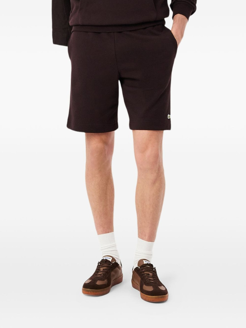 LACOSTE logo embroidery shorts outlook
