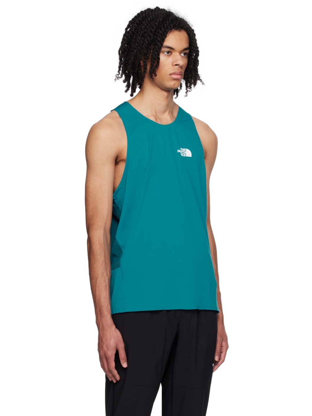 Blue High Trail Run Tank Top - 2