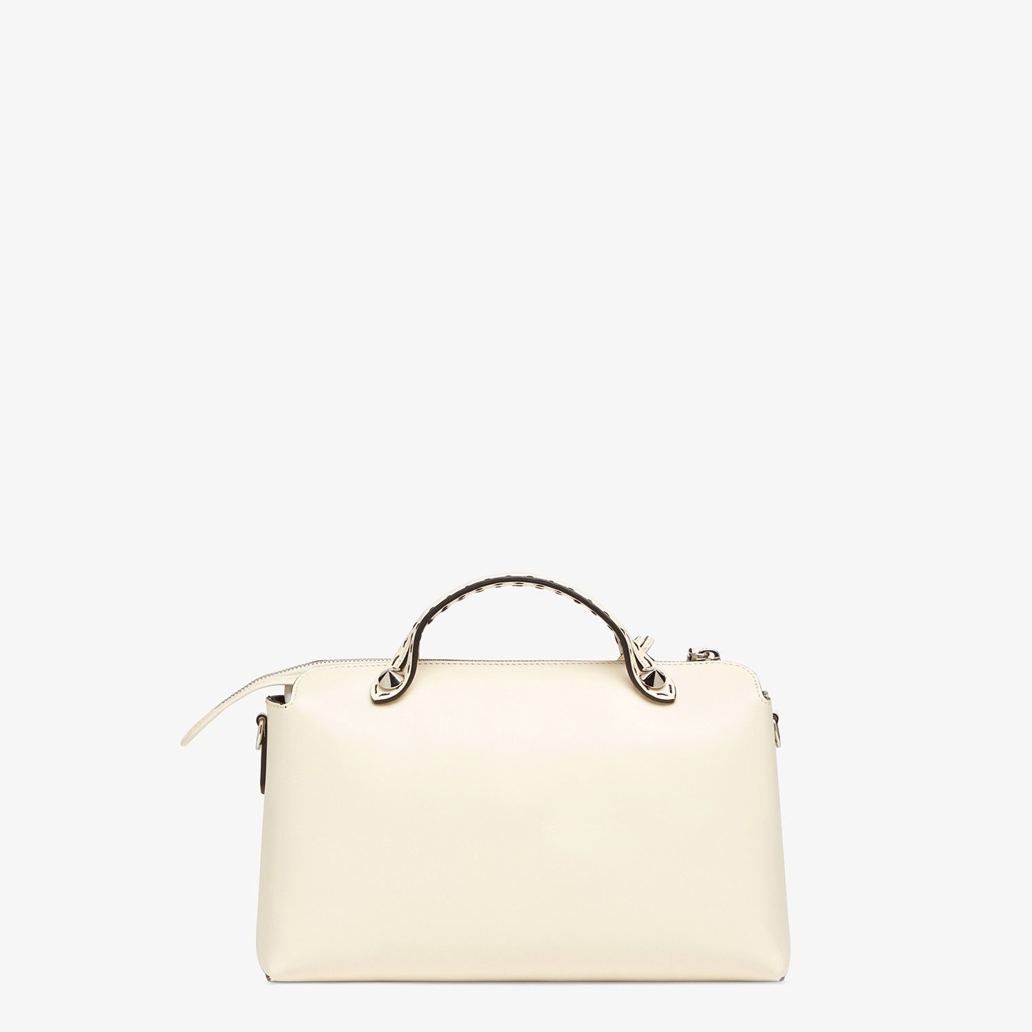 White leather Boston bag - 4