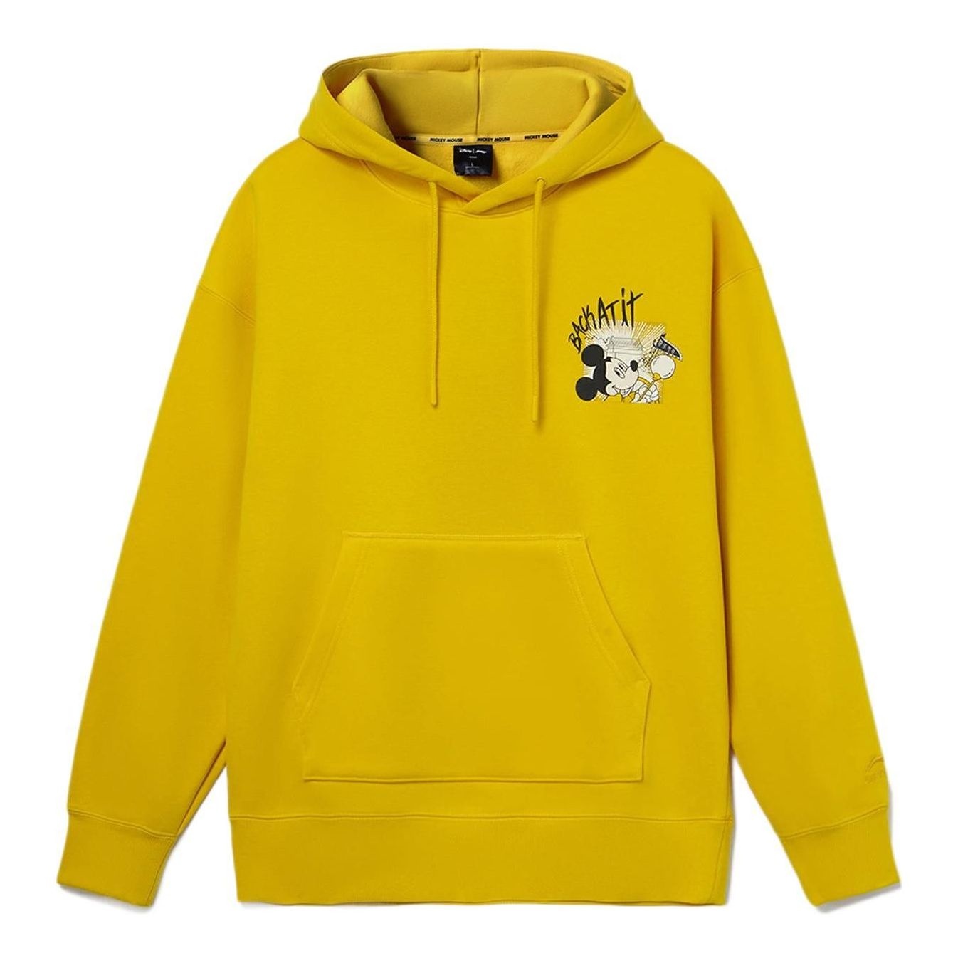 Li-Ning x Disney Graphic Hoodie 'Yellow' AWDR687-4 - 1