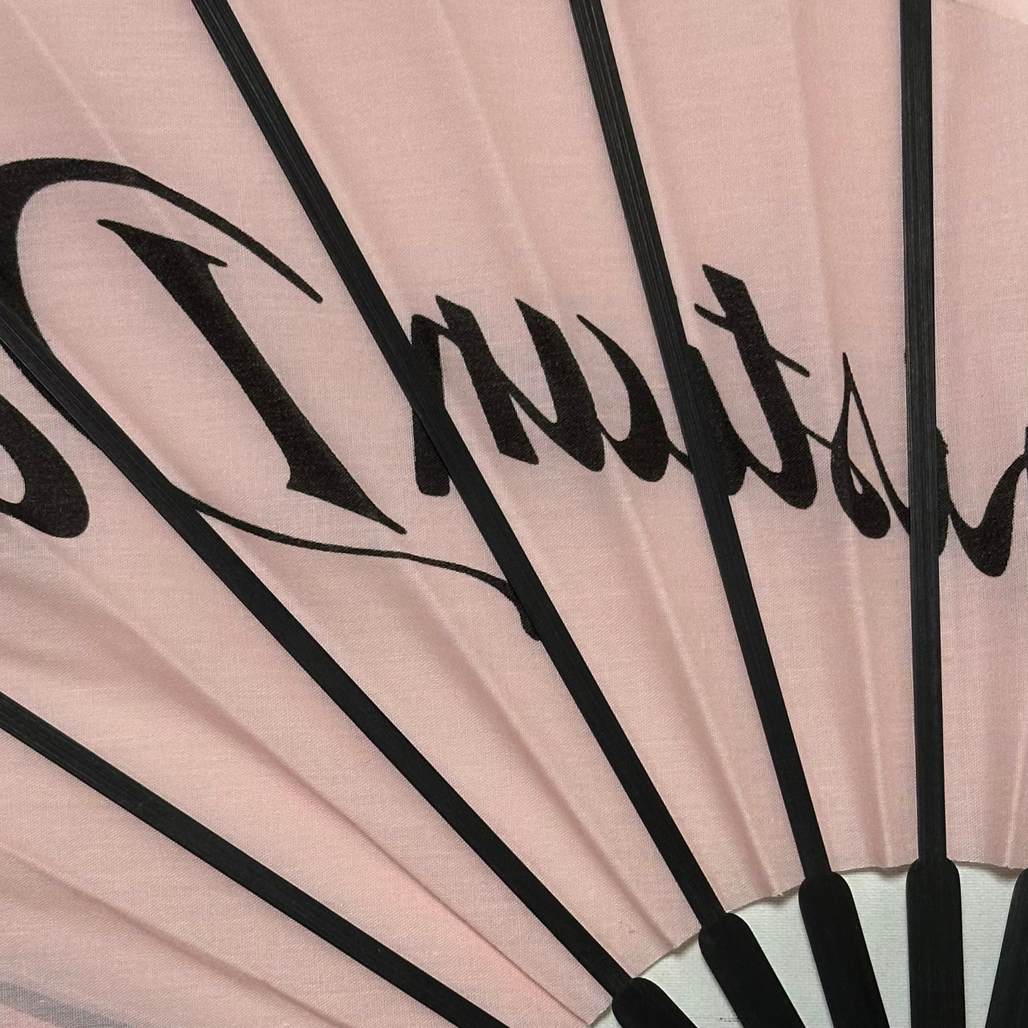 CHRISTIAN DIOR Wooden Folding Hand Fan with Logo - 5