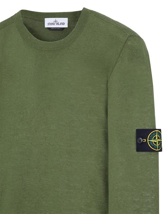 535B3 COTTON/LINEN OLIVE GREEN - 3