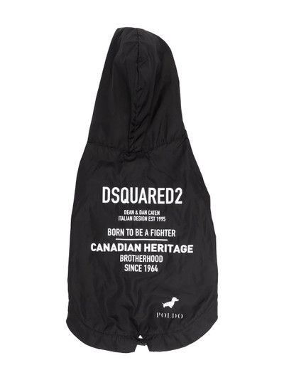 DSQUARED2 hooded dog coat outlook