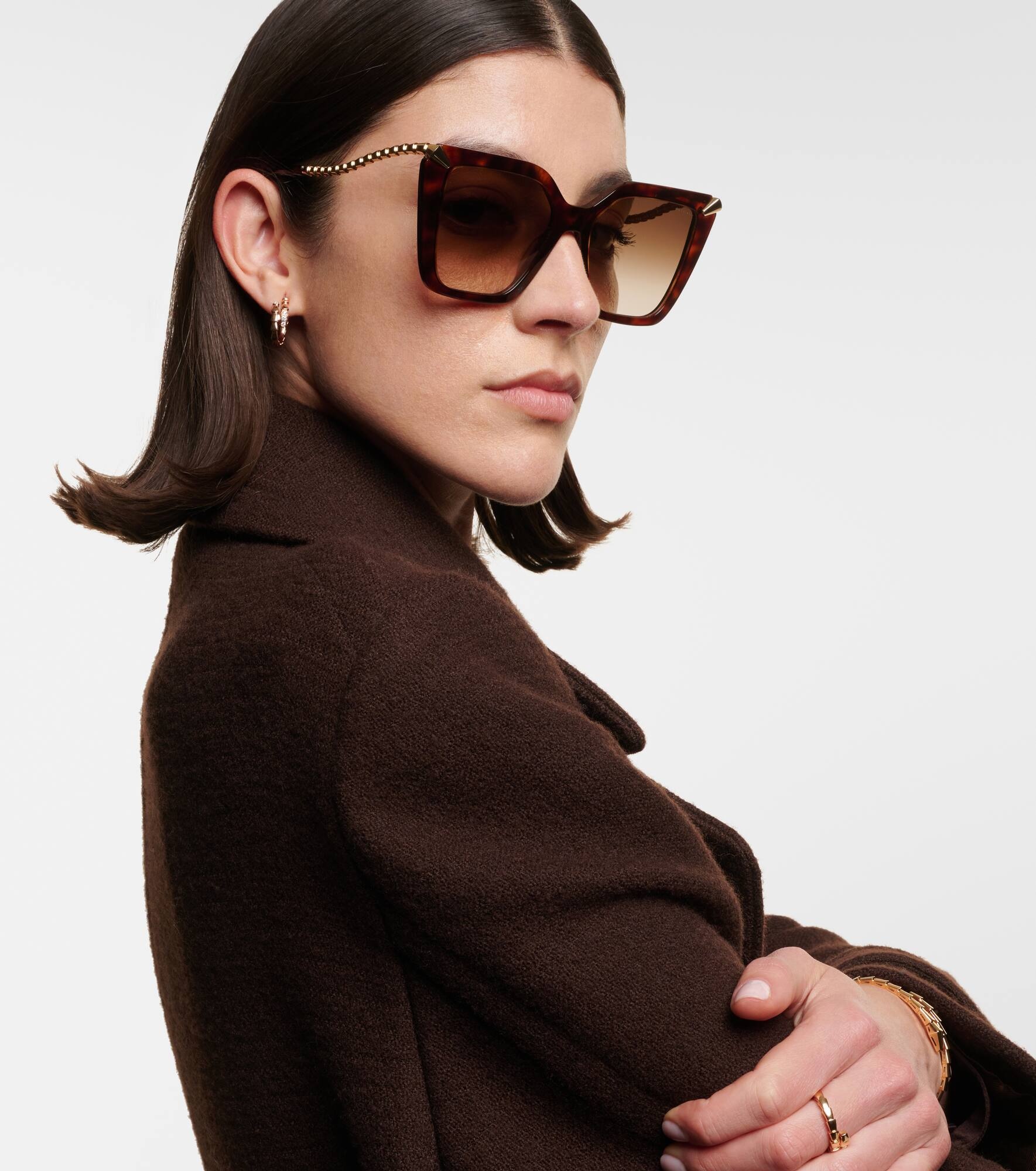 Serpenti Viper square sunglasses - 6