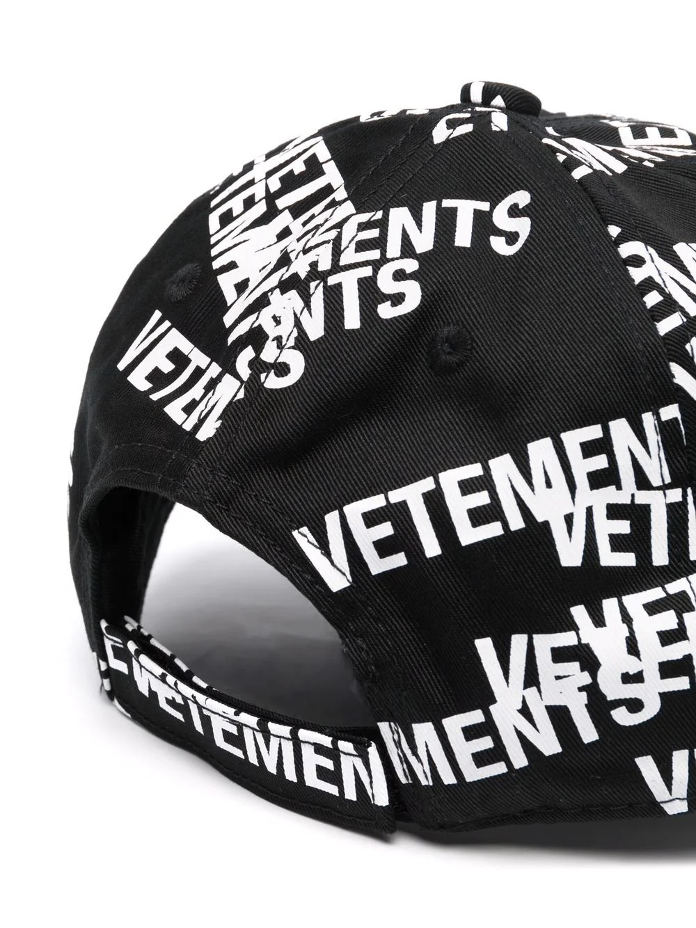 logo print six-panel cap - 2