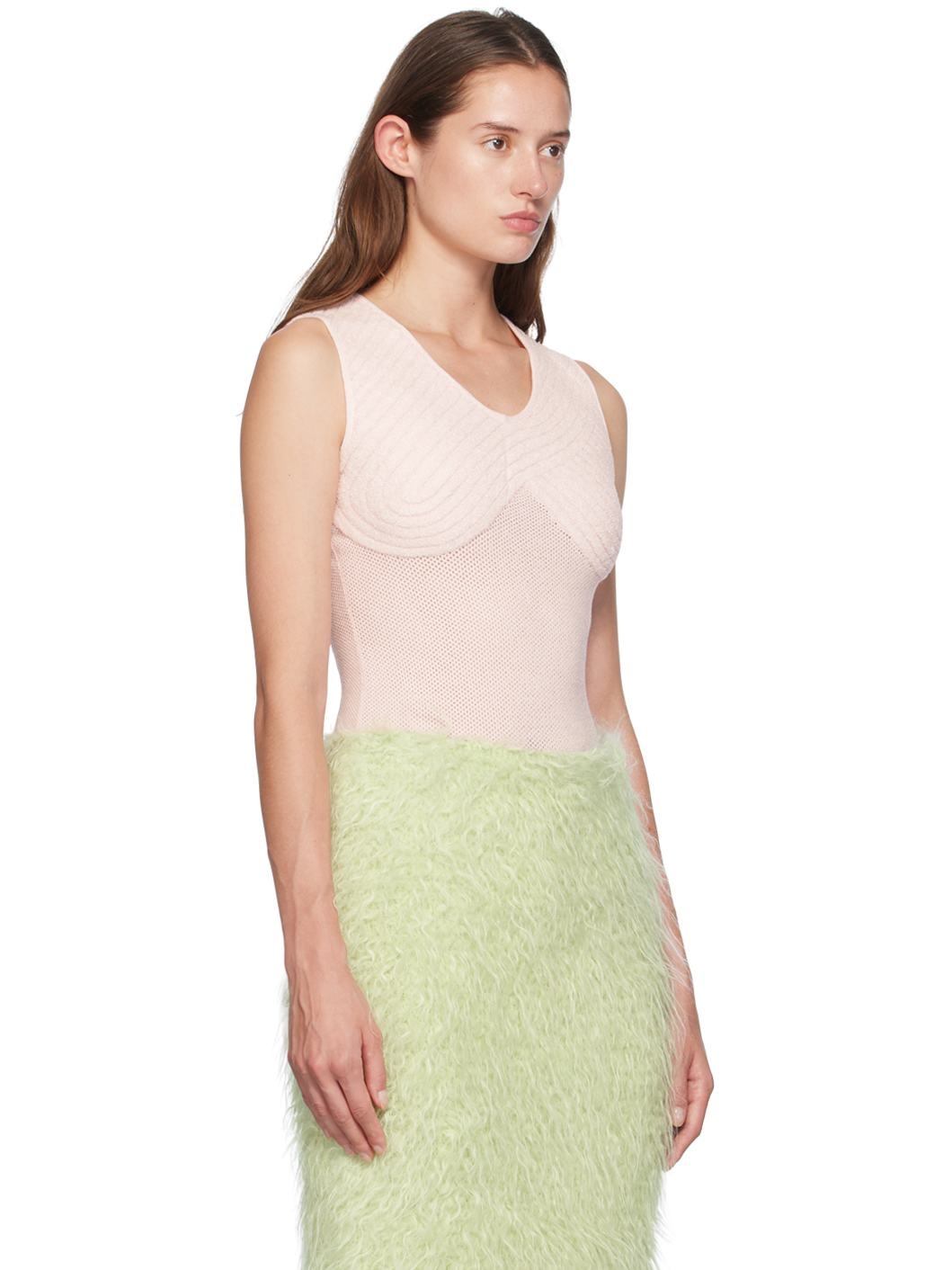 Pink Sweetheart V-Neck Tank Top - 2