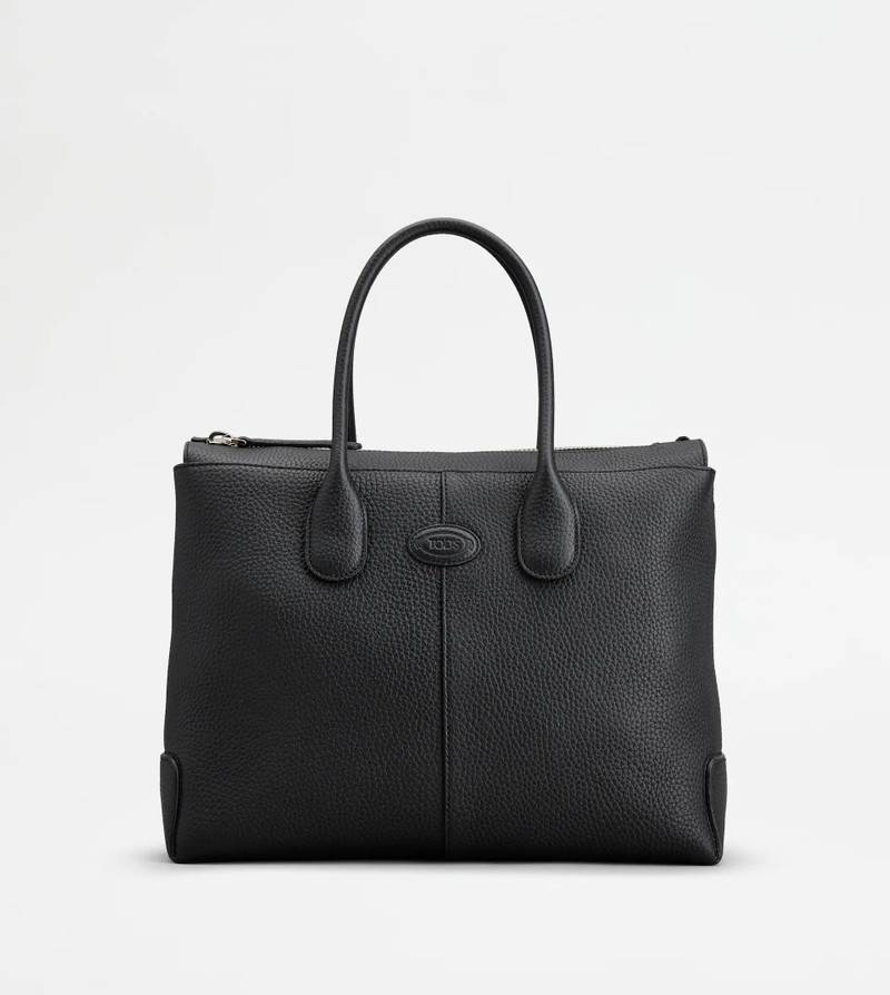 TOD'S DI BAG IN LEATHER MEDIUM - BLACK 1