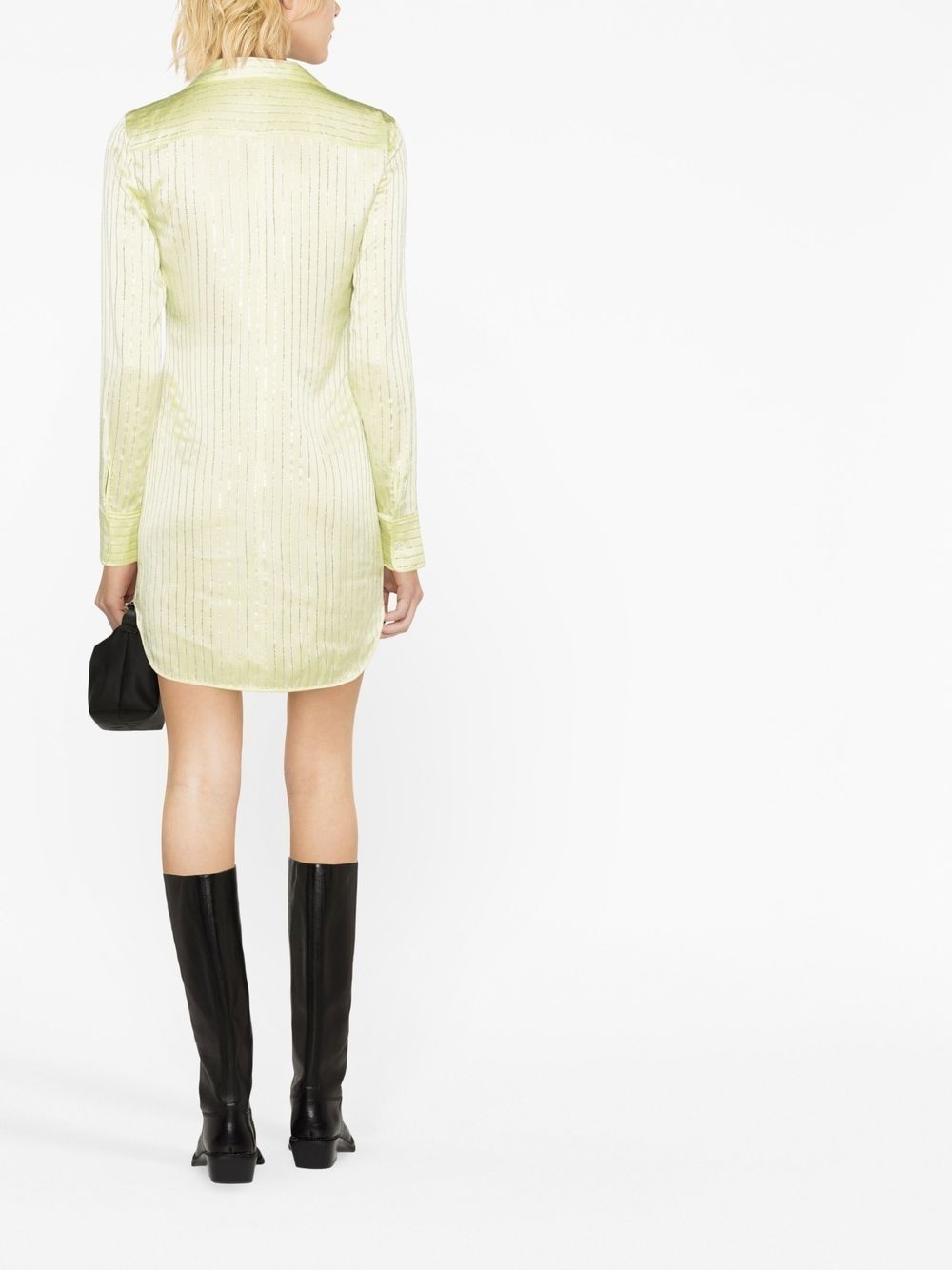 crystal embellished shirtdress - 3