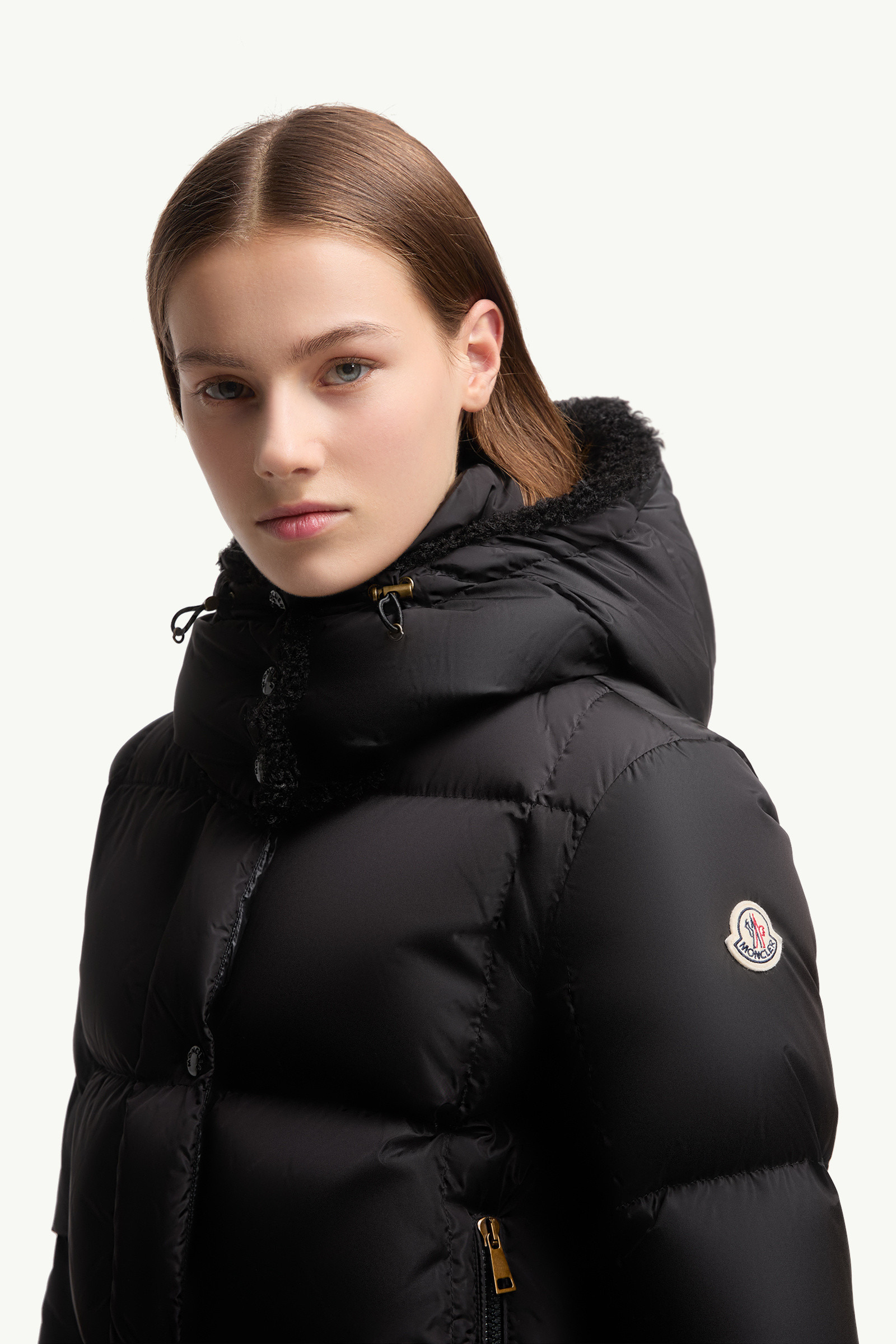 Castelnou Square-Quilted Hooded Short Down Jacket - 4