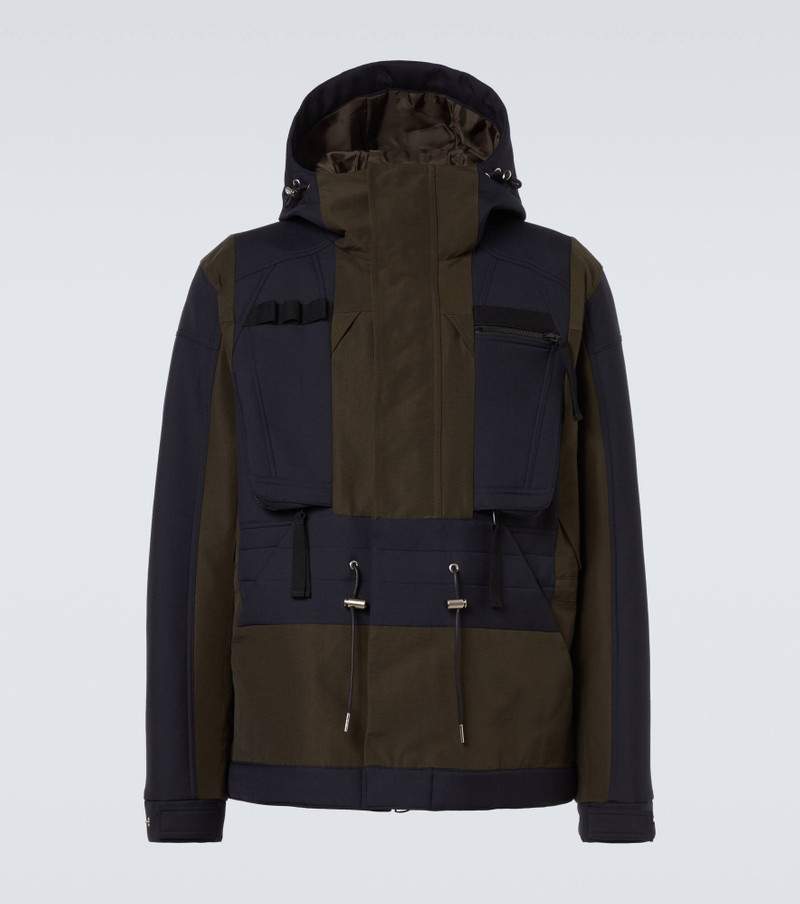 Colorblocked technical jacket 1