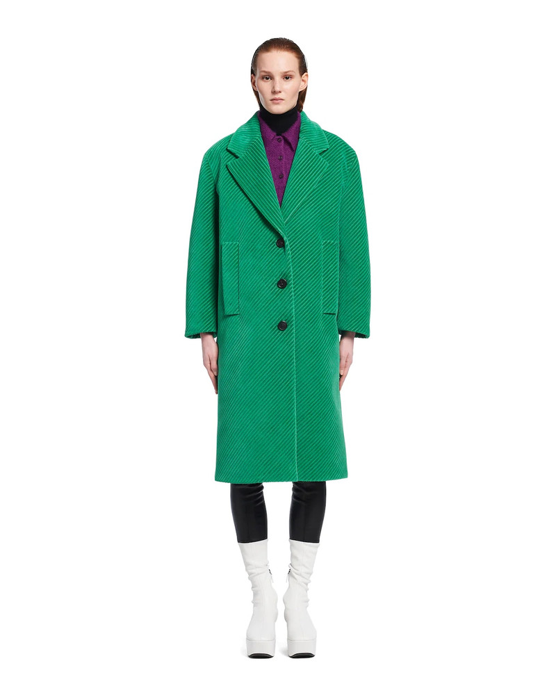 Prada Corduroy coat outlook