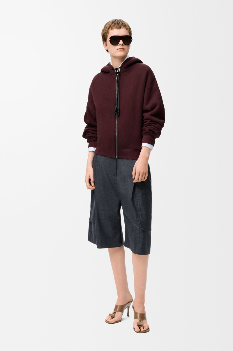 Loewe Flamenco hoodie in cotton and cashmere outlook