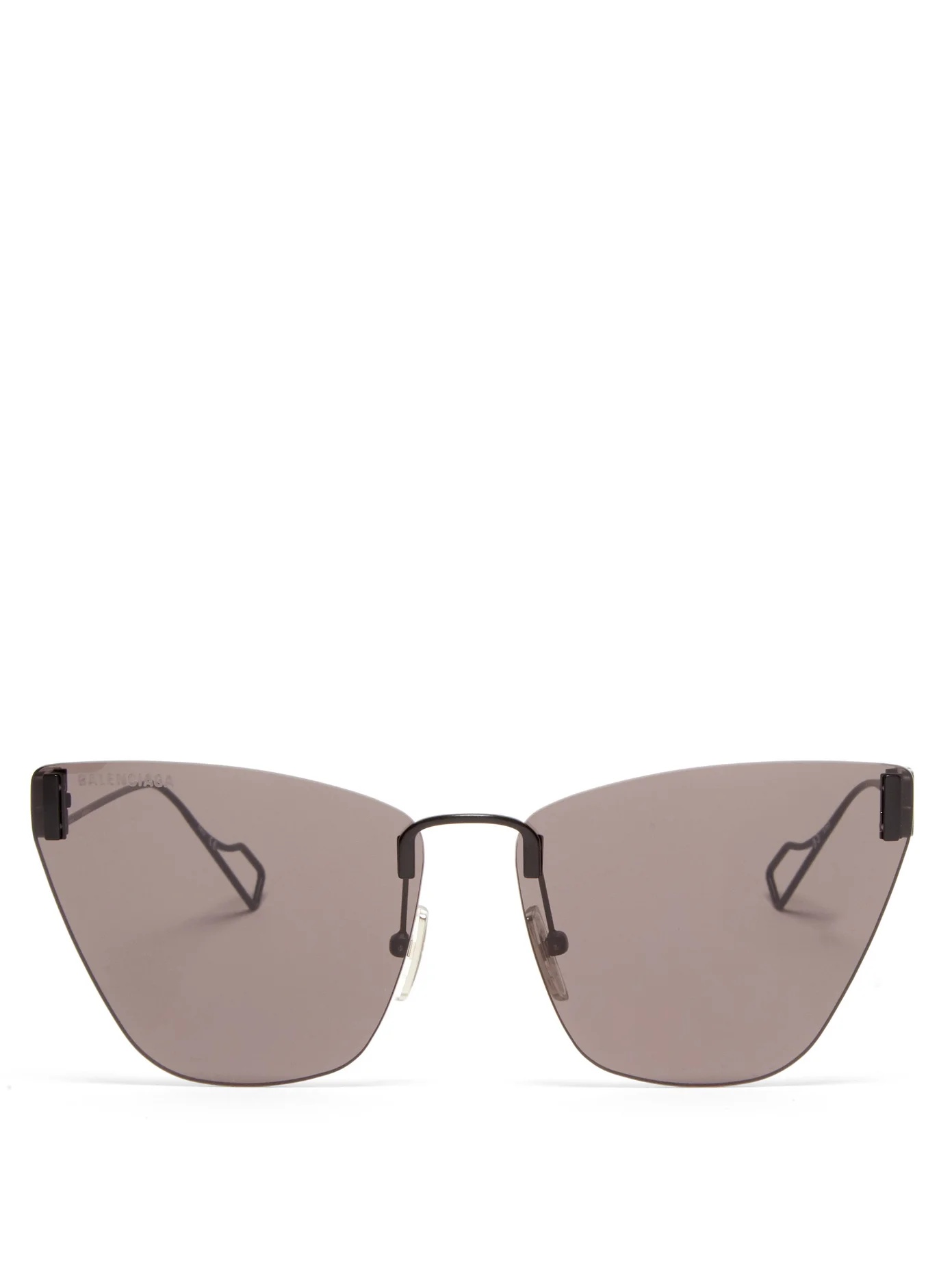 Cat-eye metal sunglasses - 1