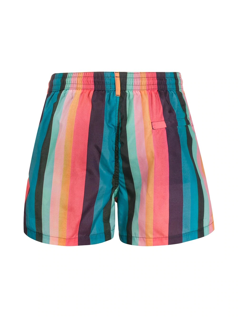 stripe print swim shorts - 2