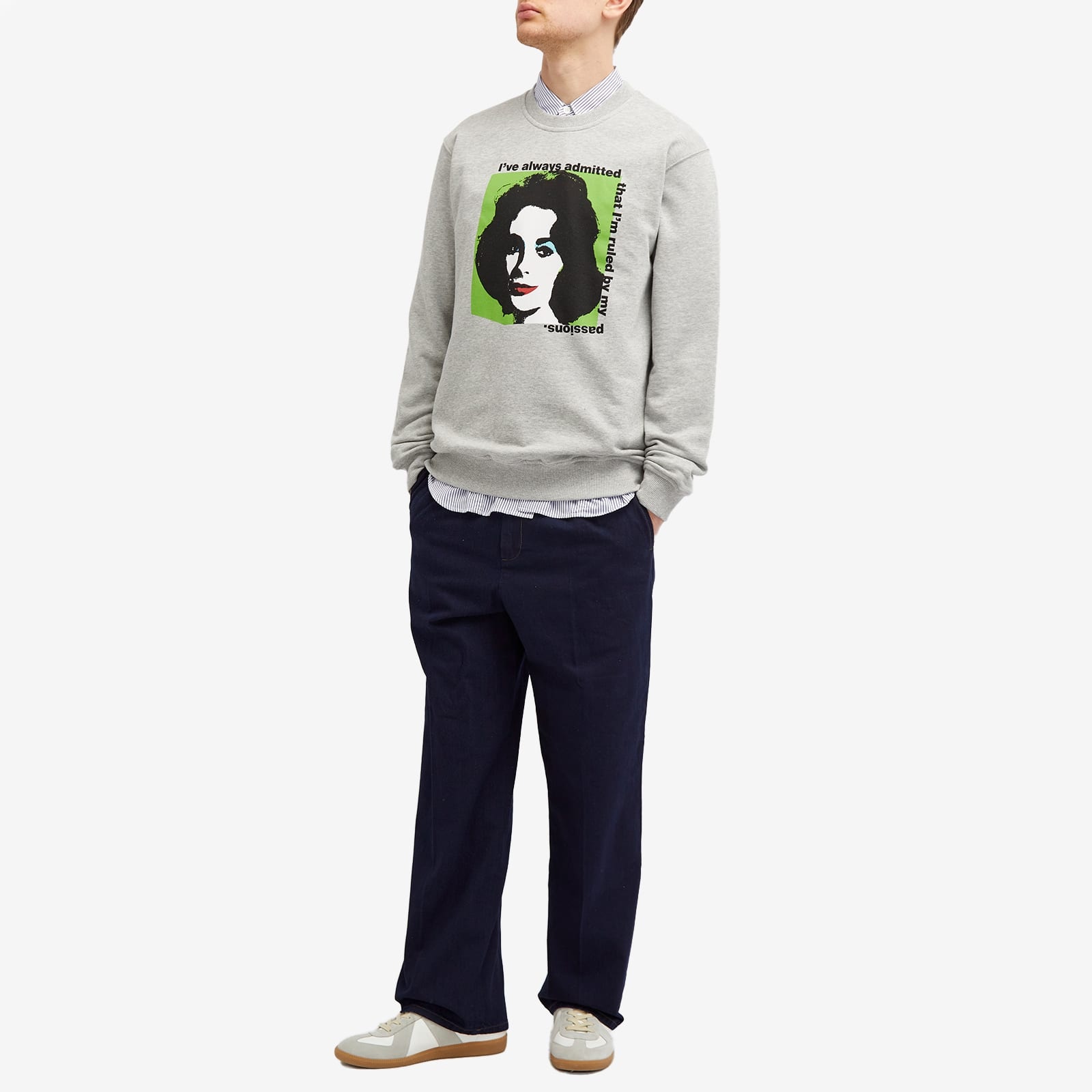 COMME des GARCONS SHIRT × Andy Warhol ロングスウェット Comme des Garçons SHIRT Andy Warhol Liz Taylor Crewneck