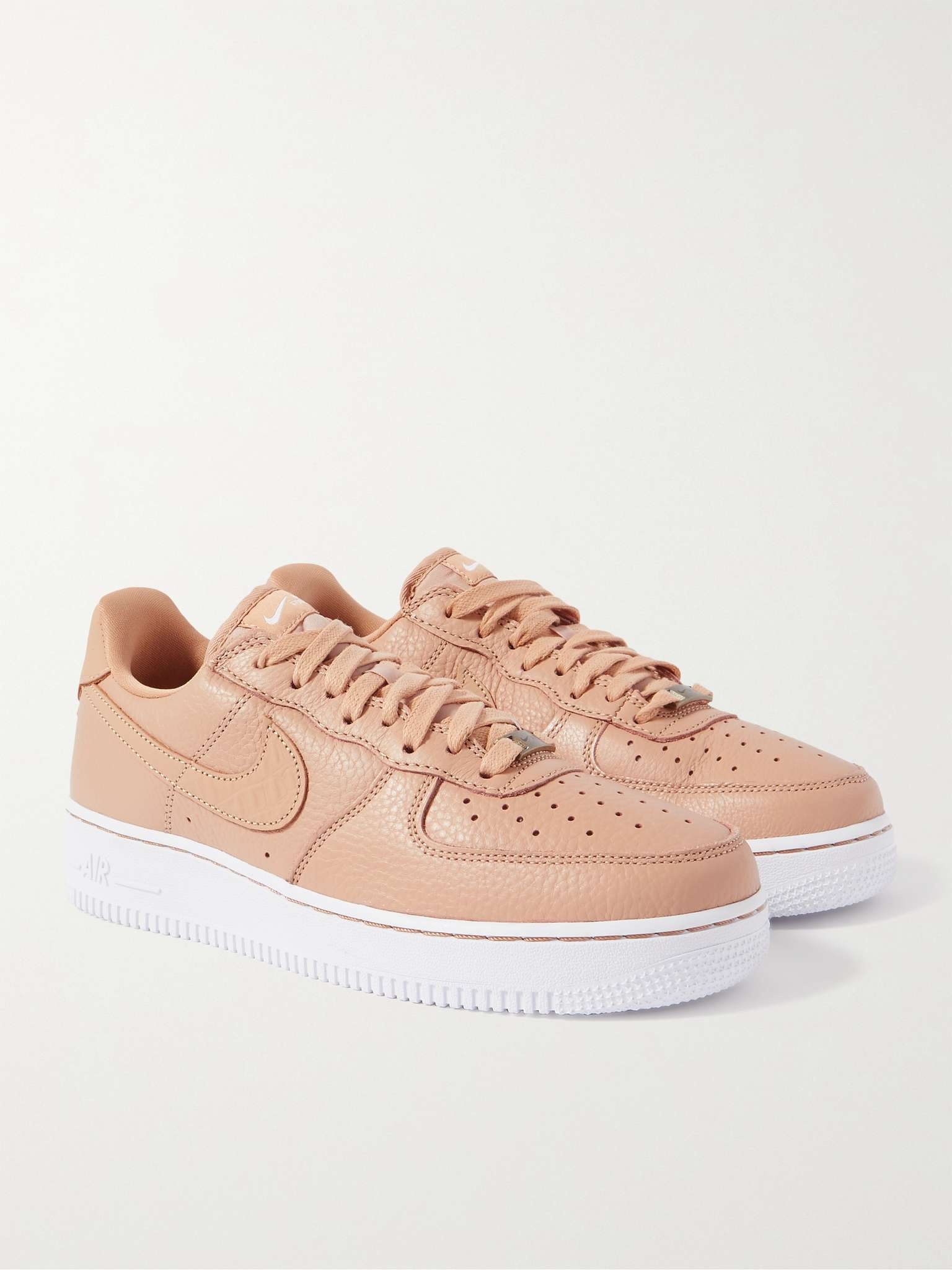 Air Force 1 07 Craft Full-Grain Leather Sneakers - 4