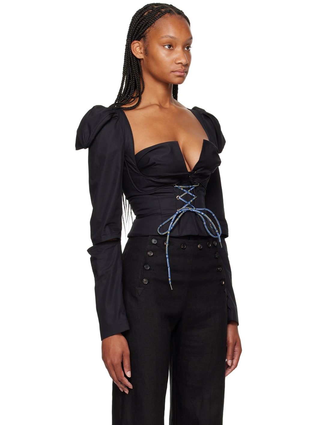 Black Feba Blouse - 2