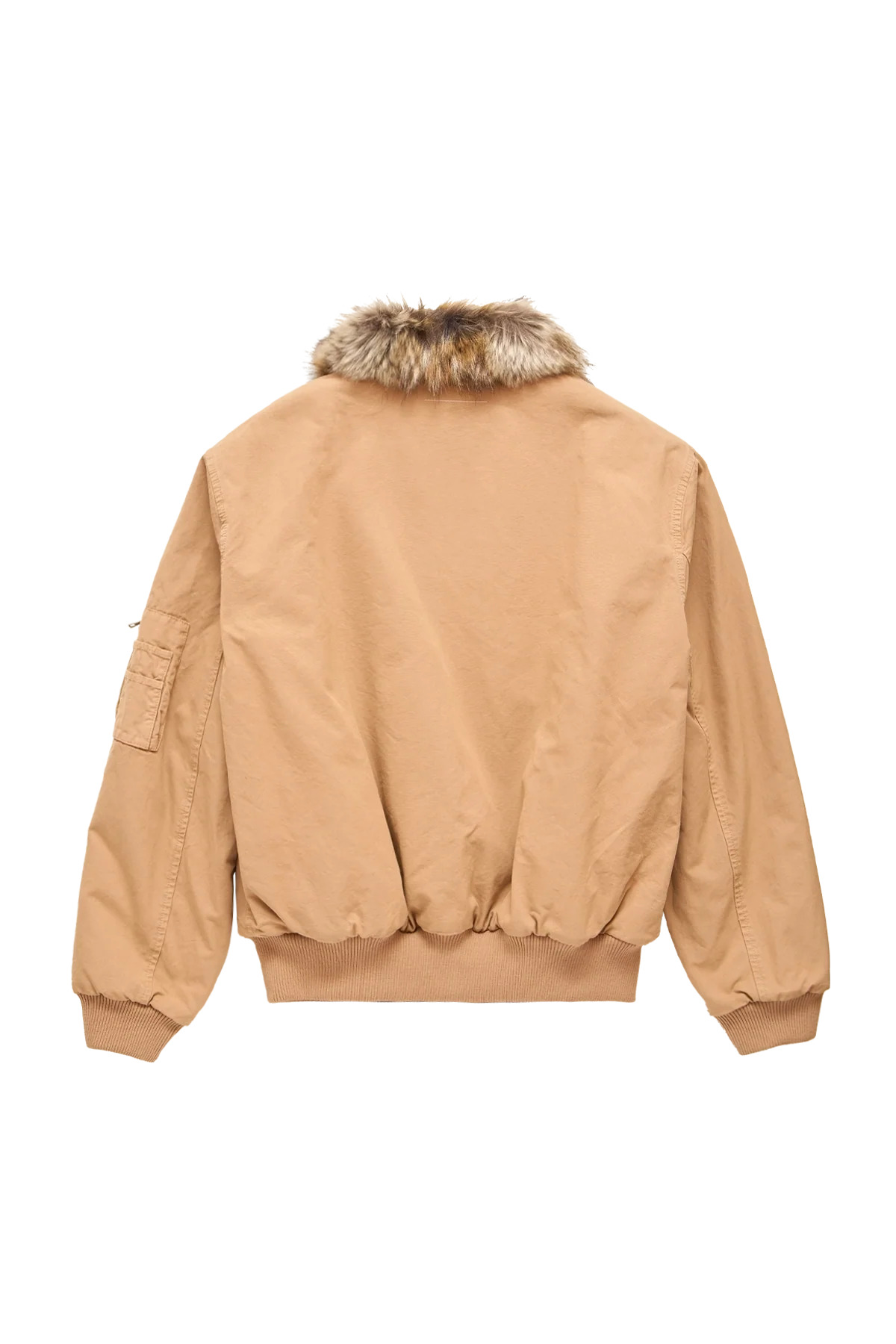 MM6 Reversible Cotton Canvas Jacket Ocre - 3