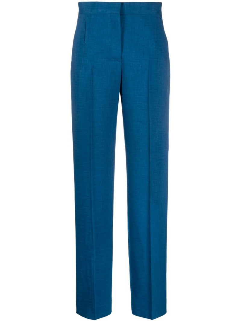 tailored melange trousers 1
