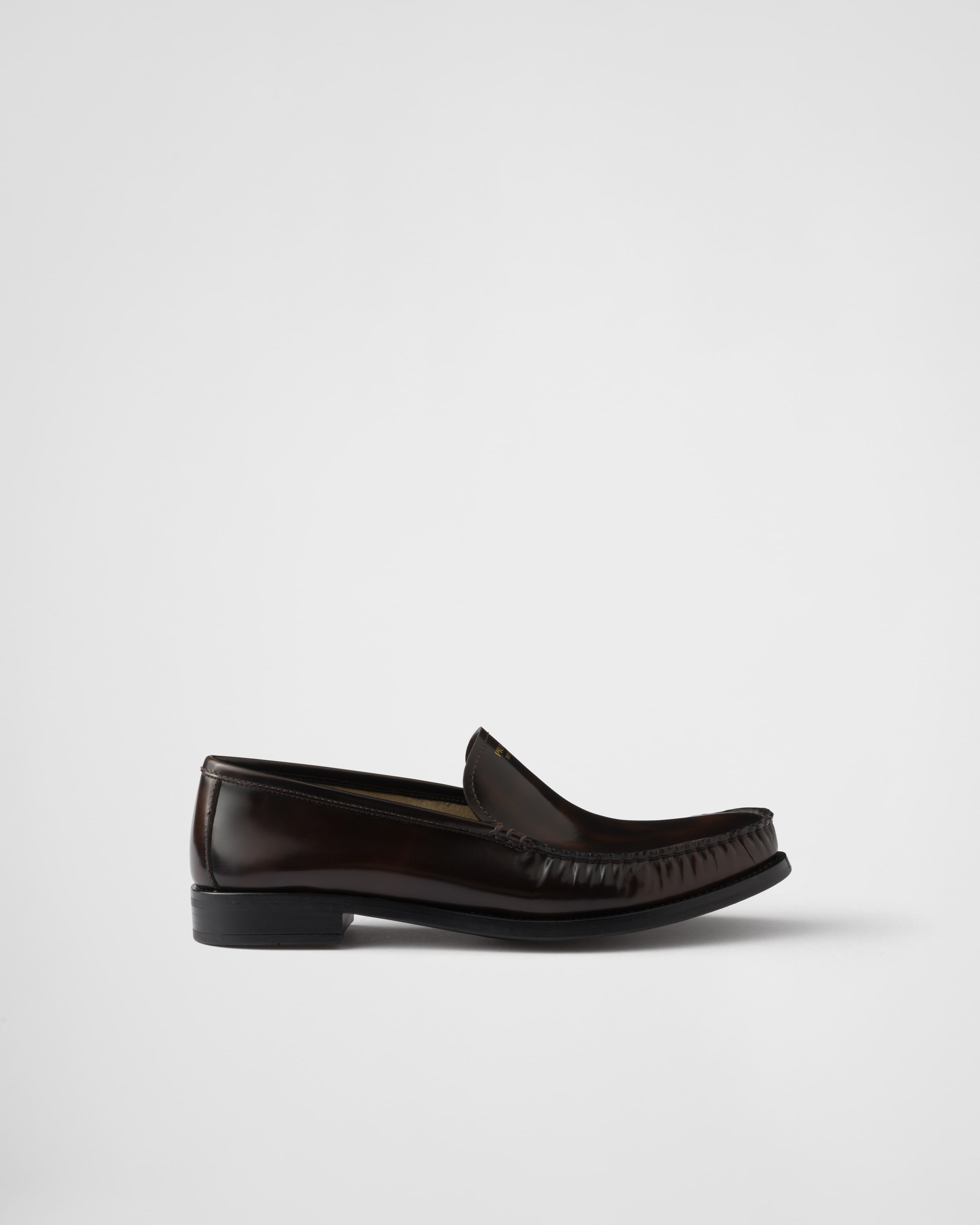 Brushed leather loafers - 2